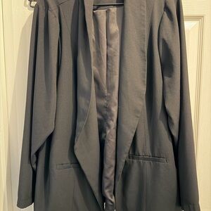 torrid Black Open-Front Blazer